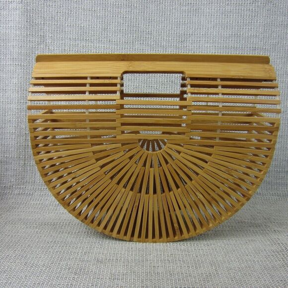 Unbranded Handbags - Bamboo Handbag Women Boho Summer Beach Vacation Wood Bag Purse Bohemian Ark Cage